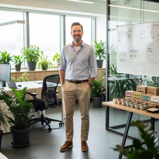 Osobe koje uživaju u šalici čaja u vrtu s cvijećem